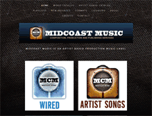 Tablet Screenshot of midcoast-music.com
